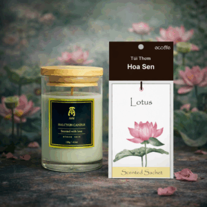 Nến Thơm Halcyon Tặng Túi Thơm Lotus ( Trị giá 65K )