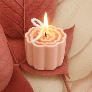 Nến Sáp Ong - Hoa Cúc