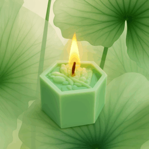 Nến Thơm Mini - Sen Lục Giác