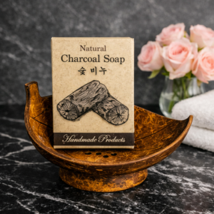 Xà phòng than tre tặng kệ đựng gáo dừa