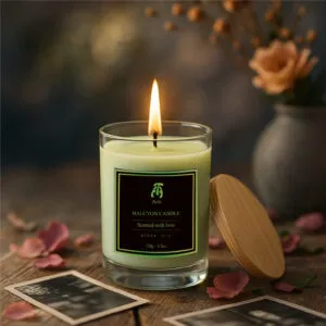Nến thơm Halcyon - Nến ly thủy tinh mùi thảo mộc