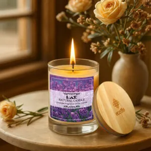 Nến thơm tinh dầu oải hương - Nến thơm giúp ngủ ngon